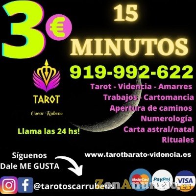 Tarot telefónico 15min 3 euros ofertazo